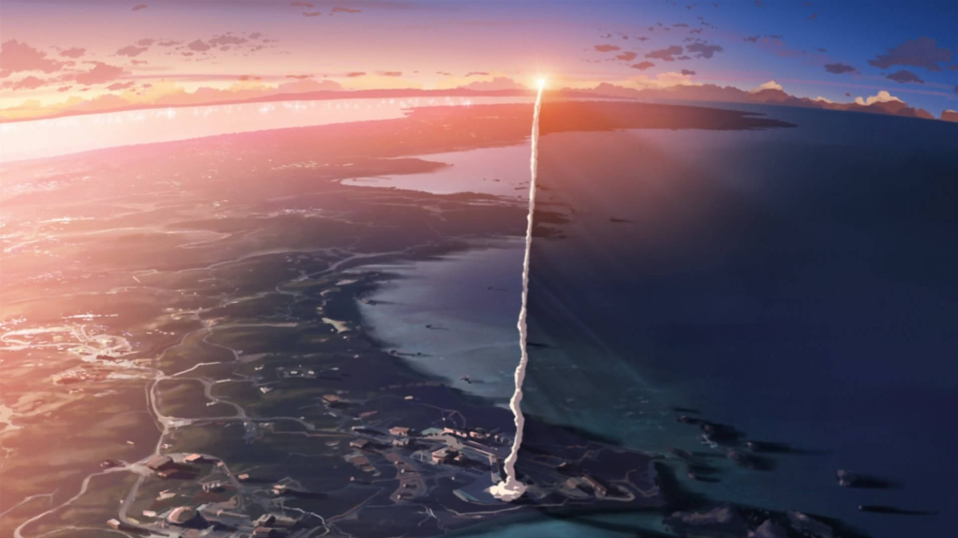 Rocket Launch Scene from 5 Centimeters per Second
